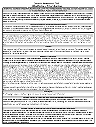 HIPPA Notice of Privacy Practices